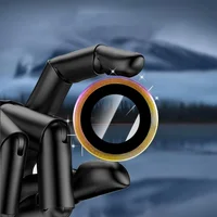 Защитное стекло Metal Classic на камеру (в упак.) для Apple iPhone 17 Air (6.5") Сиреневый / Rainbow