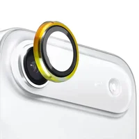 Защитное стекло Metal Classic на камеру (в упак.) для Apple iPhone 17 Air (6.5") Сиреневый / Rainbow