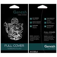 Защитное стекло Ganesh (Full Cover) для Apple iPhone 17 Air (6.5") Черный