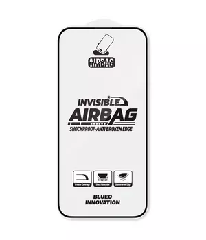 Защитное 3D стекло Blueo Invisible Airbag Anti-broken для Apple iPhone 17 Air (6.5") Черный