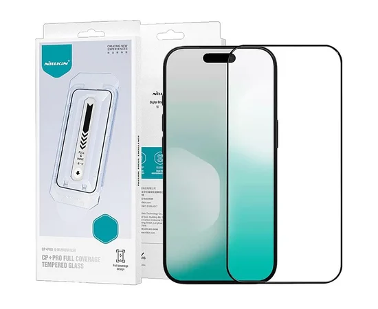 Захисне скло Nillkin (CP+PRO) для Apple iPhone 17 Air (6.5") (+ аплікатор) Чорний