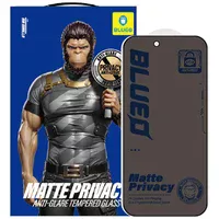 Защитное 2.5D стекло Blueo Full Cover Anti-Peep Matte для Apple iPhone 17 Air (6.5") Черный