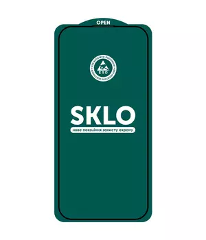 Захисне скло SKLO 5D (тех.пак) для Apple iPhone 17 Air (6.5") Чорний