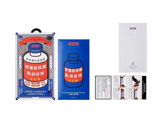 Защитное стекло Remax 3D (GL-27) для Apple iPhone 17 Air (6.5") Черный