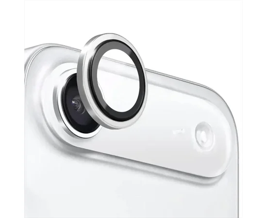 Защитное стекло Metal Classic на камеру (в упак.) для Apple iPhone 17 Air (6.5") Серебряный / Silver