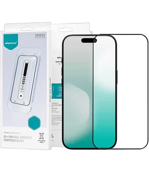 Защитное стекло Nillkin (CP+PRO) для Apple iPhone 17 (6.3") (+ аппликатор) Черный