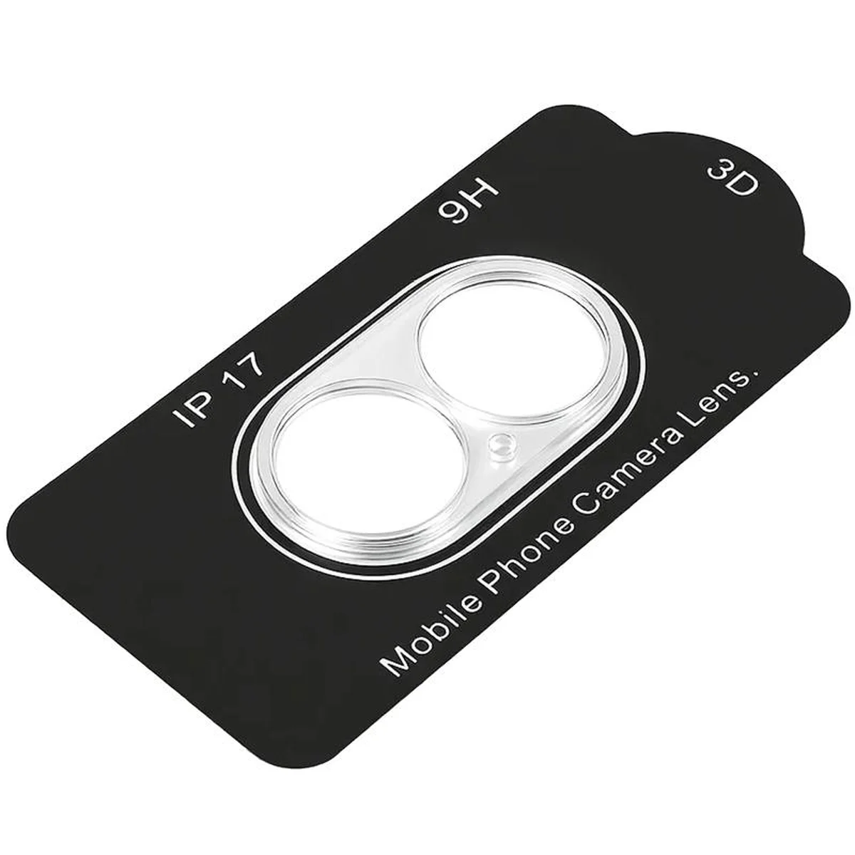 Защитное стекло на камеру Full Block (тех.пак) для Apple iPhone 17 (6.3") Прозрачный