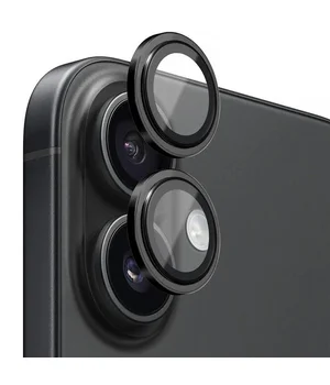 Защитное стекло BlueO Metal на камеру для Apple iPhone 17 (6.3") Черный / Black