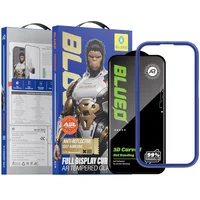 Защитное 3D стекло Blueo Hot Bending AR Anti-Reflective для Apple iPhone 17 / 17 Pro / 16 Pro (6.3") Черный