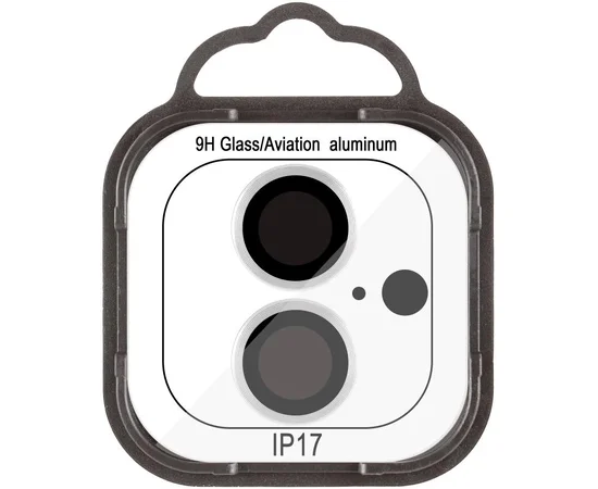 Защитное стекло Metal Classic на камеру (в упак.) для Apple iPhone 17 (6.3") Серебряный / Silver