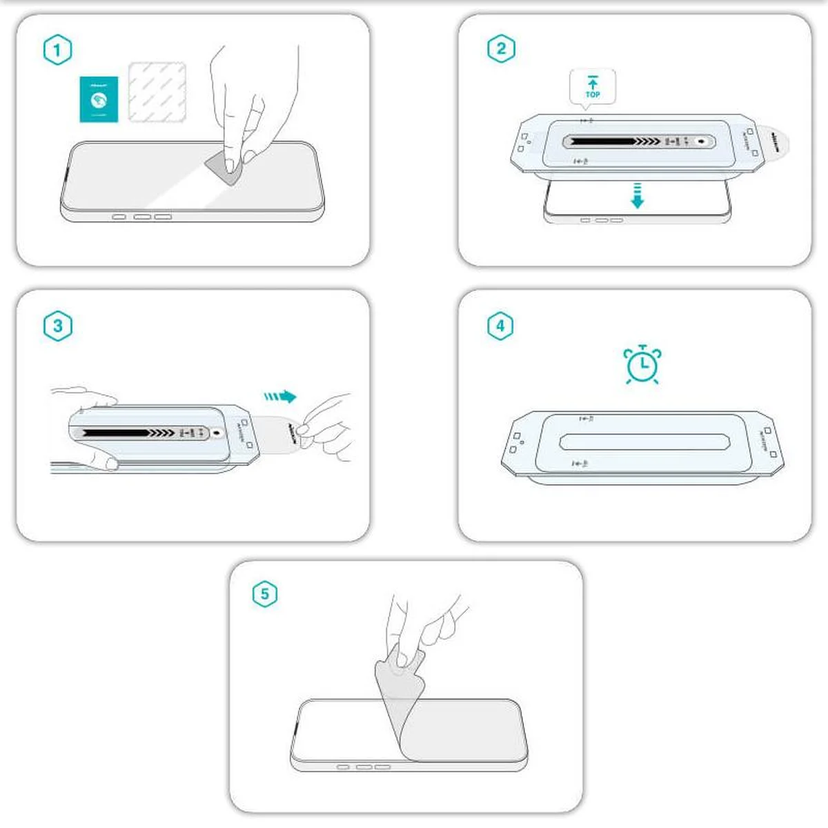 Защитное стекло Nillkin (CP+PRO) для Apple iPhone 17 (6.3") (+ аппликатор) Черный