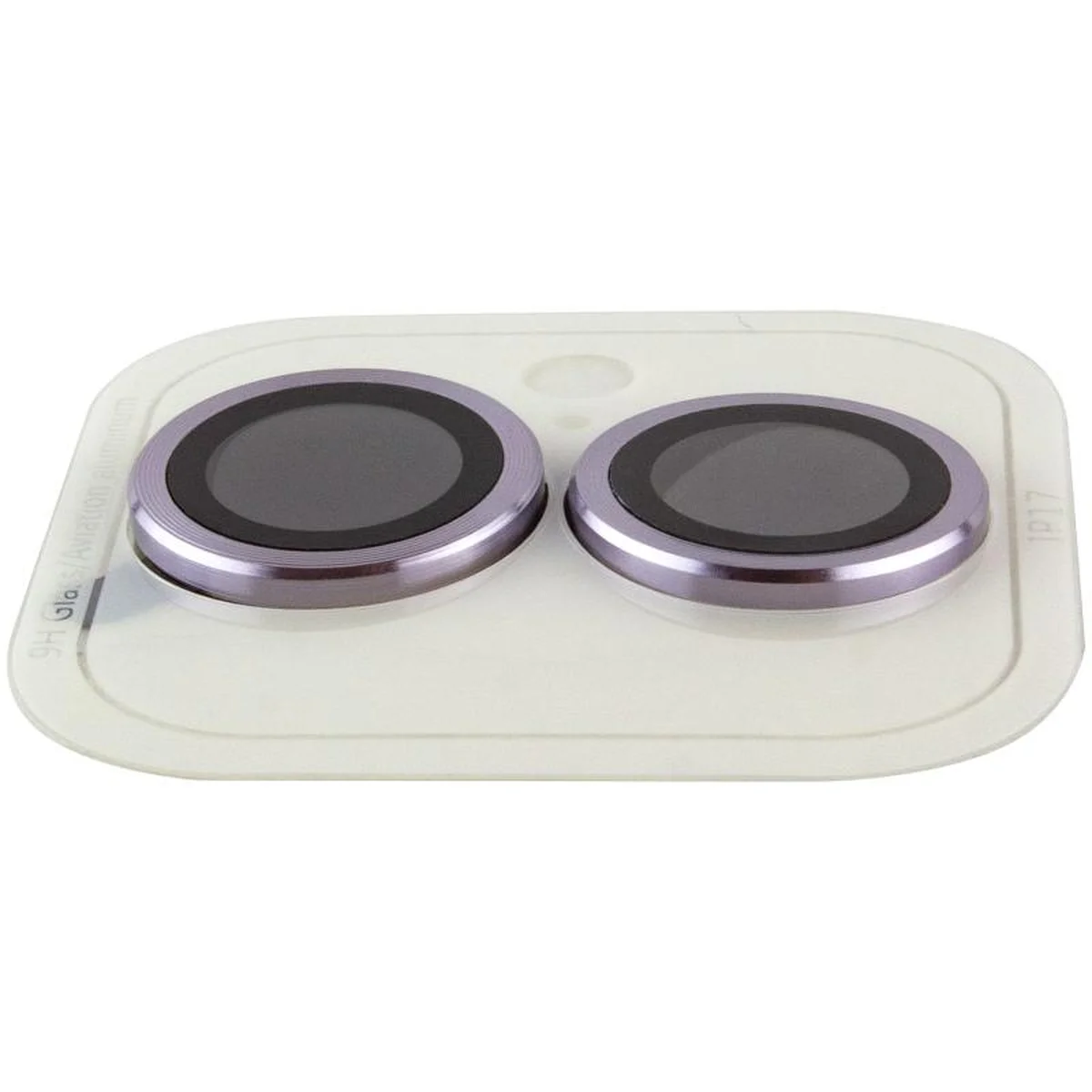 Захисне скло Metal Classic на камеру (в упак.) Apple iPhone 17 (6.3") Фіолетовий / Light Purple