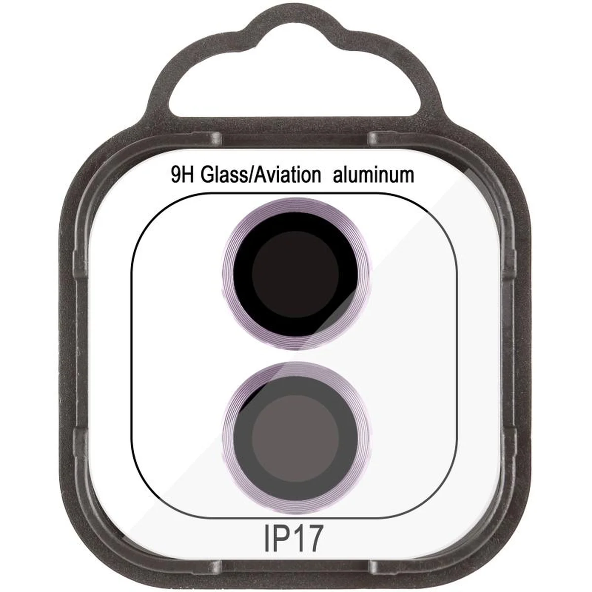 Захисне скло Metal Classic на камеру (в упак.) Apple iPhone 17 (6.3") Фіолетовий / Light Purple