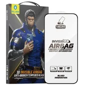 Защитное 3D стекло Blueo Invisible Airbag Anti-broken для Apple iPhone 17 / 17 Pro / 16 Pro (6.3") Черный
