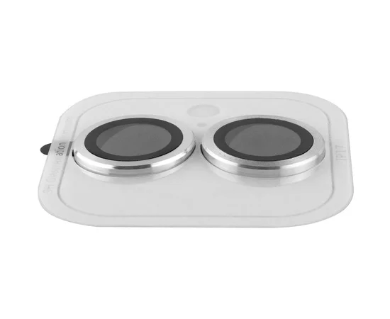 Защитное стекло Metal Classic на камеру (в упак.) для Apple iPhone 17 (6.3") Серебряный / Silver