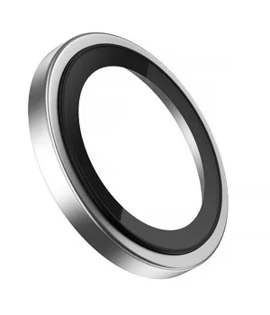 Защитное стекло BlueO Metal на камеру для Apple iPhone 17 (6.3") Серебряный / Silver