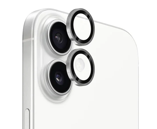 Защитное стекло Metal Classic на камеру (в упак.) для Apple iPhone 17 (6.3") Серебряный / Silver