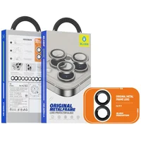 Защитное стекло BlueO Metal на камеру для Apple iPhone 17 (6.3") Черный / Black