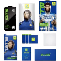 Защитное 2.5D стекло Blueo AR Anti-Reflective HD для Apple iPhone 17 / 17 Pro / 16 Pro (6.3") Черный