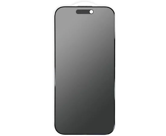 Защитное стекло Privacy 5D Matte (тех.пак) для Apple iPhone 17 / 16 Pro (6.3") Черный