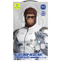 Защитное 2.5D стекло Blueo Drop-Resistant (35+ KG) для Apple iPhone 17 / 17 Pro / 16 Pro (6.3") Черный