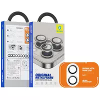 Захисне скло BlueO Metal на камеру для Apple iPhone 17 (6.3") Срібний / Silver
