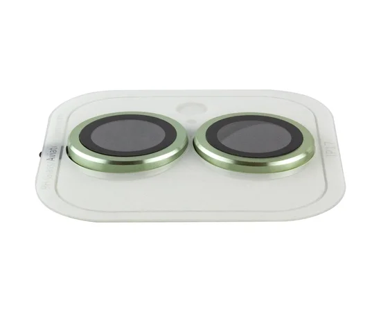 Защитное стекло Metal Classic на камеру (в упак.) для Apple iPhone 17 (6.3") Салатовый / Light Green