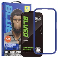 Защитное 3D стекло Blueo Hot Bending New для Apple iPhone 17 / 17 Pro / 16 Pro (6.3") Черный