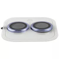 Захисне скло Metal Classic на камеру (в упак.) Apple iPhone 17 (6.3") Блакитний / Light Blue