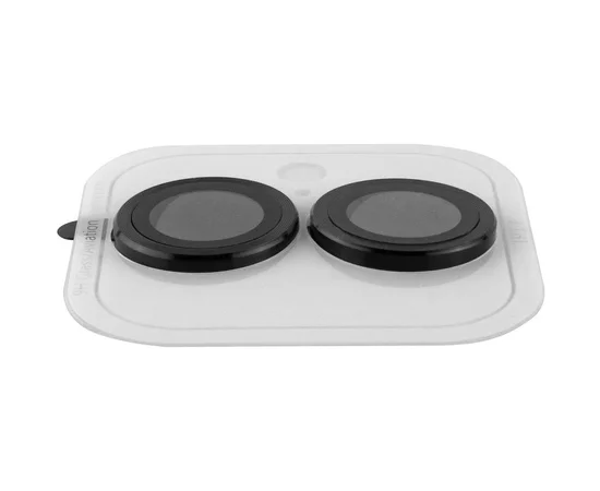 Защитное стекло Metal Classic на камеру (в упак.) для Apple iPhone 17 (6.3") Черный / Black