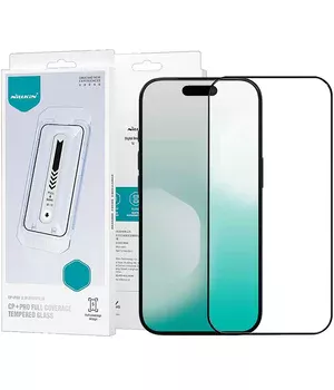 Защитное стекло Nillkin (CP+PRO) для Apple iPhone 17 (6.3") (+ аппликатор) Черный