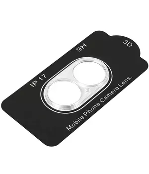 Защитное стекло на камеру Full Block (тех.пак) для Apple iPhone 17 (6.3") Прозрачный