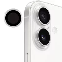 Защитное стекло Metal Classic на камеру (в упак.) для Apple iPhone 17 (6.3") Серебряный / Silver