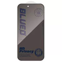 Защитное 2.5D стекло Blueo Full Cover Anti-Peep для Apple iPhone 17 / 17 Pro (6.3") Черный