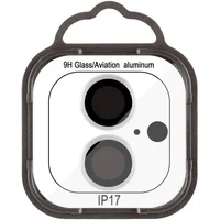 Защитное стекло Metal Classic на камеру (в упак.) для Apple iPhone 17 (6.3") Серебряный / Silver