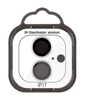 Защитное стекло Metal Classic на камеру (в упак.) для Apple iPhone 17 (6.3") Серебряный / Silver