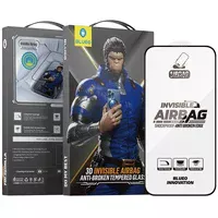 Защитное 3D стекло Blueo Invisible Airbag Anti-broken для Apple iPhone 17 / 17 Pro / 16 Pro (6.3") Черный