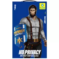 Защитное 2.5D стекло Blueo Full Cover Anti-Peep для Apple iPhone 17 / 17 Pro (6.3") Черный