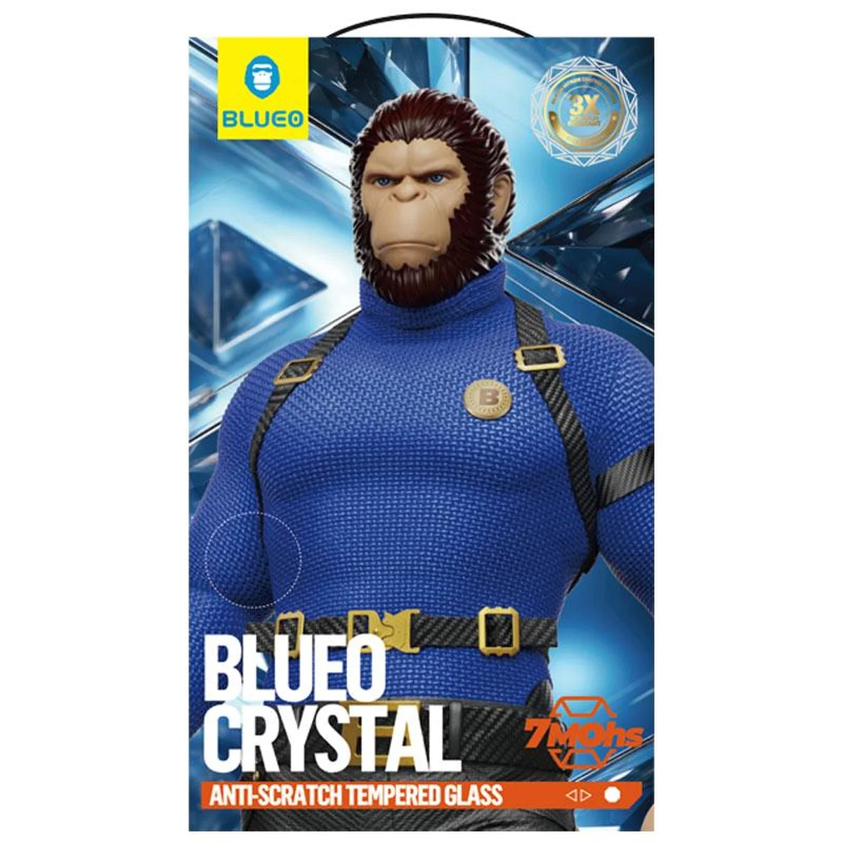 Захисне 2.5D скло Blueo Crystal Anti-Scratch для Apple iPhone 17/17 Pro (6.3") Чорний