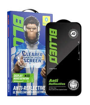 Захисне 2.5D скло Blueo AR Anti-Reflective HD для Apple iPhone 17/17 Pro/16 Pro (6.3") Чорний