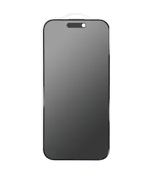 Защитное стекло Privacy 5D Matte (тех.пак) для Apple iPhone 17 / 16 Pro (6.3") Черный