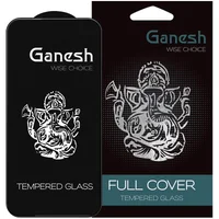 Защитное стекло Ganesh (Full Cover) для Apple iPhone 17 Pro (6.3") Черный