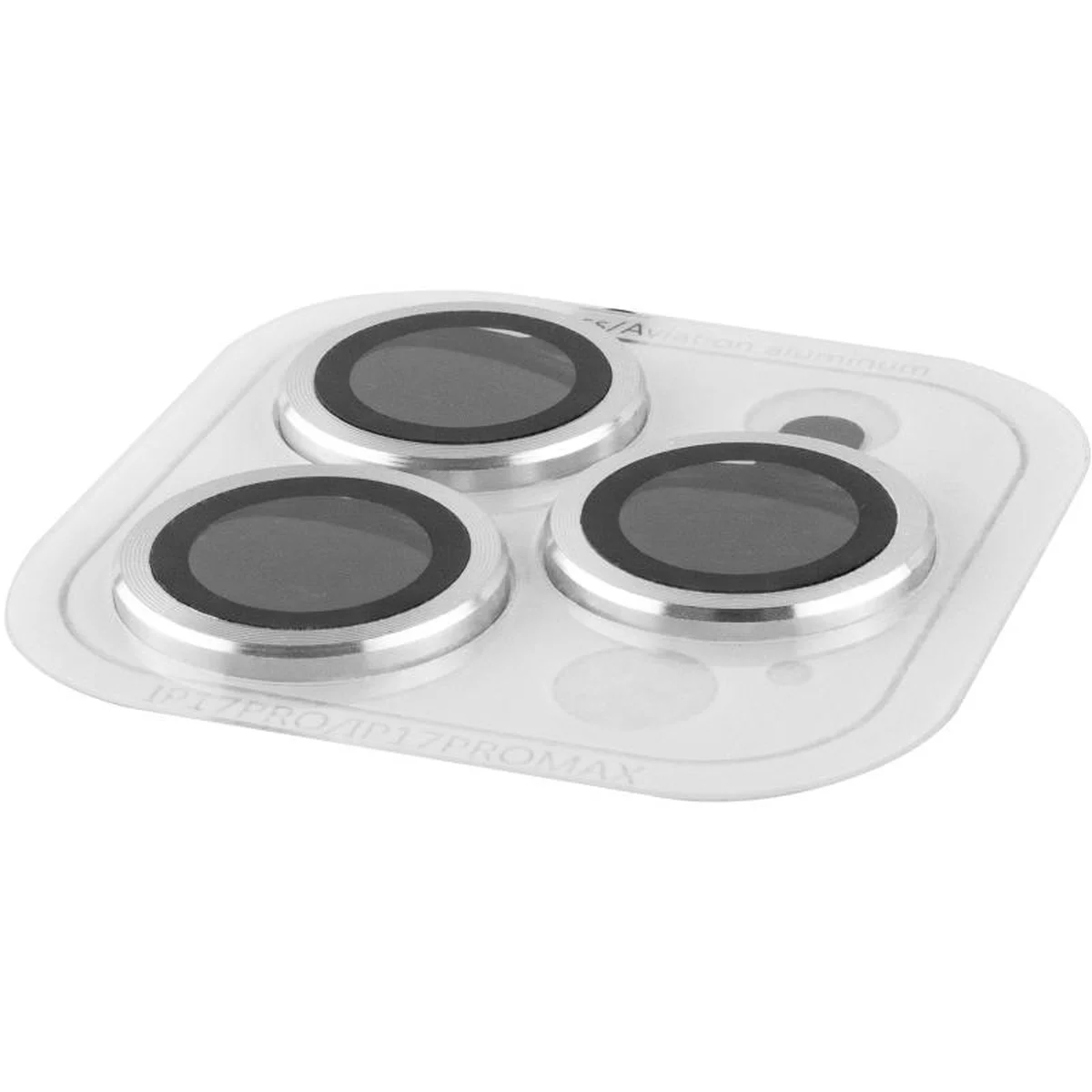 Захисне скло Metal Classic на камеру (в упак.) Apple iPhone 17 Pro (6.3") / 17 Pro Max (6.9") Срібний / Silver