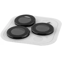 Защитное стекло Metal Classic на камеру (в упак.) для Apple iPhone 17 Pro (6.3") / 17 Pro Max (6.9") Черный / Black