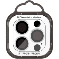 Защитное стекло Metal Classic на камеру (в упак.) для Apple iPhone 17 Pro (6.3") / 17 Pro Max (6.9") Серебряный / Silver