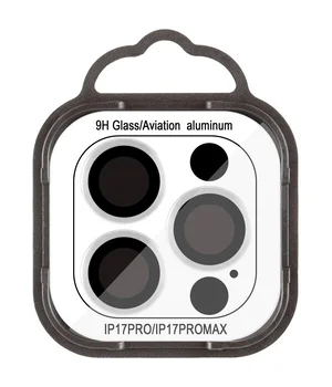 Защитное стекло Metal Classic на камеру (в упак.) для Apple iPhone 17 Pro (6.3") / 17 Pro Max (6.9") Серебряный / Silver