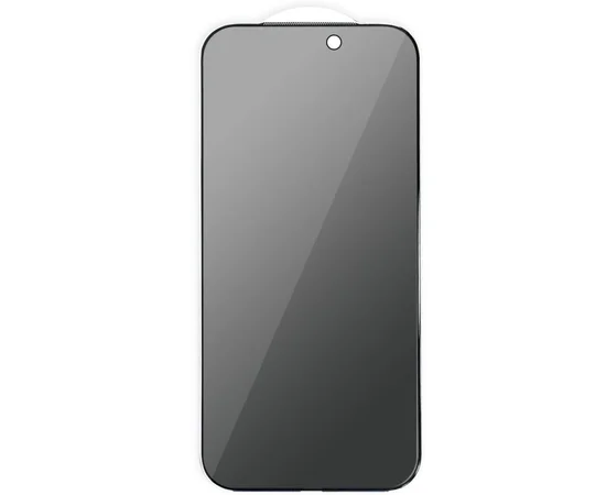 Защитное стекло Privacy 5D (тех.пак) для Apple iPhone 17 Pro (6.3") Черный
