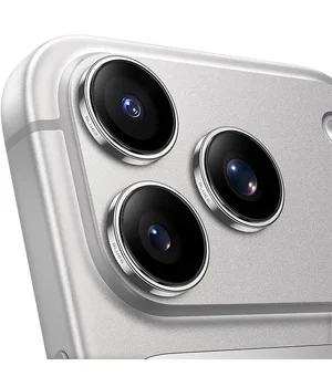 Защитное стекло BlueO Sapphire на камеру для Apple iPhone 17 Pro / 17 Pro Max Серебряный / Silver