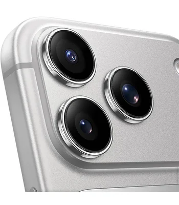 Защитное стекло BlueO Sapphire на камеру для Apple iPhone 17 Pro / 17 Pro Max Серебряный / Silver