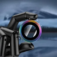 Защитное стекло Metal Classic на камеру (в упак.) для Apple iPhone 17 Pro (6.3") / 17 Pro Max (6.9") Сиреневый / Rainbow